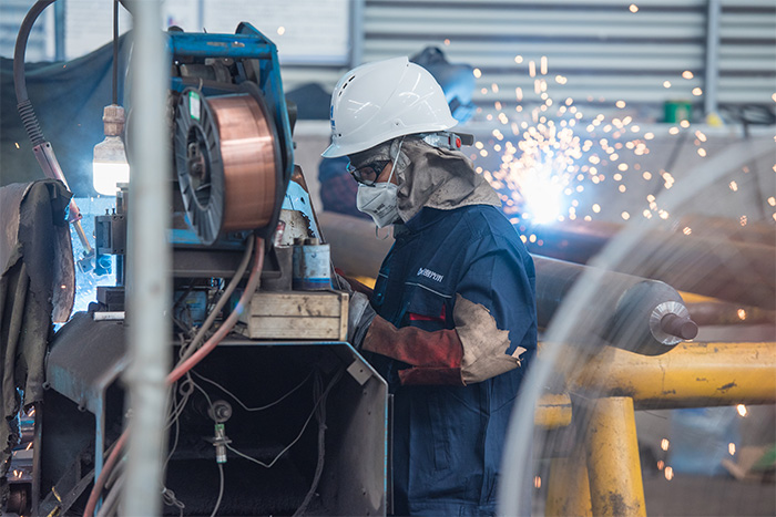 滨州网架焊接车间